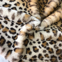 Fashionable Leopard Print Imitation Rabbit Fur/Synthetic Fur